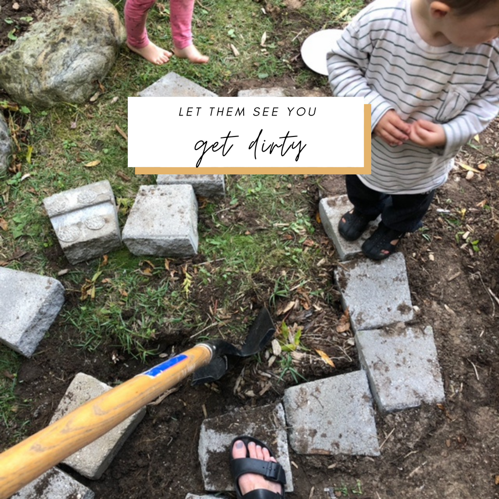 The Benefits Of Children Seeing Their Parents Get their Hands Dirty