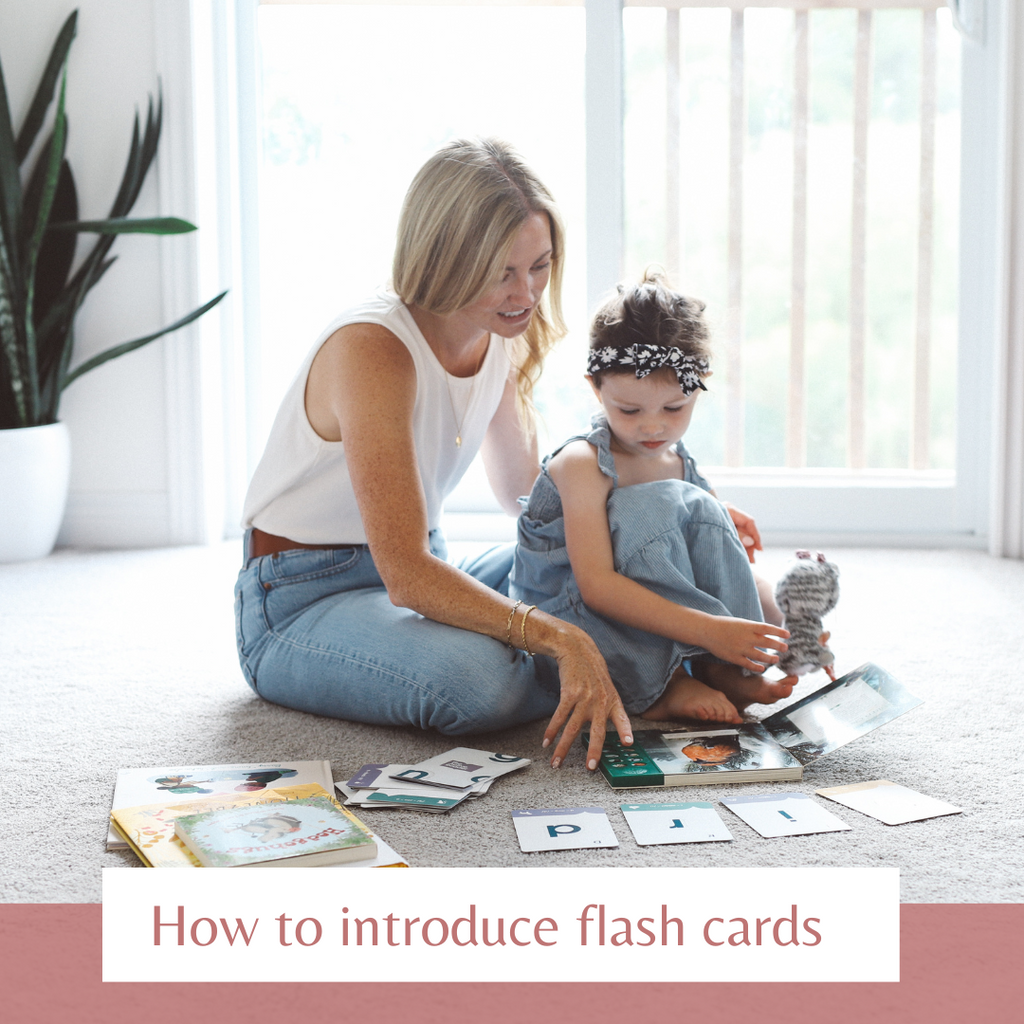 How to introduce flash cards to kids